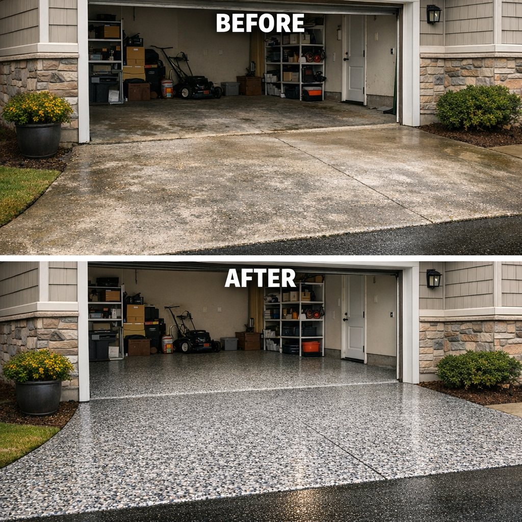 ACE Resin floor installation in Gainesville GA